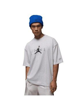 Men's Jordan Brooklyn Air Oversized Crew Gray Size M NEW WITH TAGS!